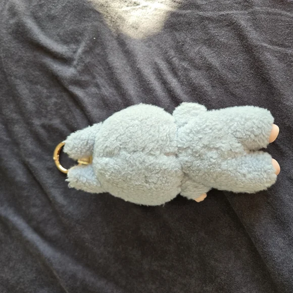 Adorable Blue Bunny Keychain - Picture 3 of 3